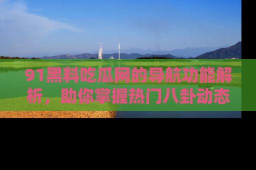 91黑料吃瓜网的导航功能解析,助你掌握热门八卦动态