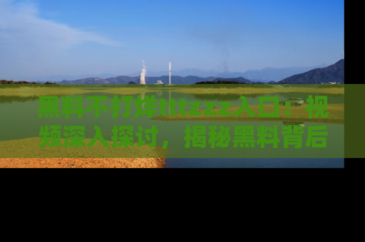 黑料不打烊tttzzz入口：视频深入探讨，揭秘黑料背后的人和事