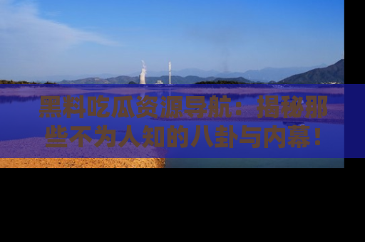 黑料吃瓜资源导航：揭秘那些不为人知的八卦与内幕！