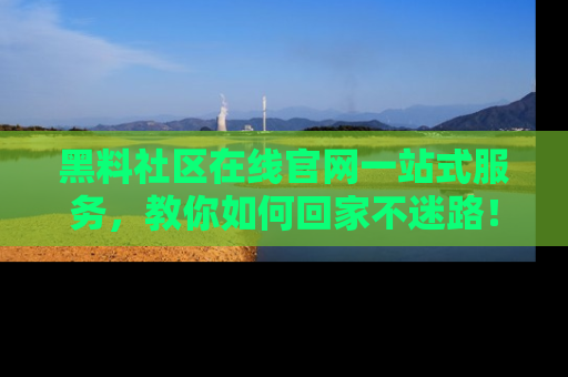黑料社区在线官网一站式服务，教你如何回家不迷路！
