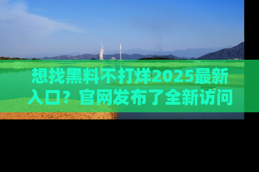想找黑料不打烊2025最新入口？官网发布了全新访问指南！