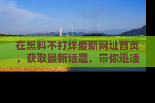 在黑料不打烊最新网址首页，获取最新话题，带你迅速了解娱乐圈大事！