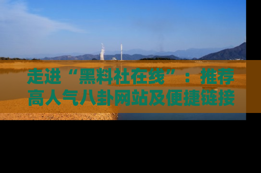 走进“黑料社在线”:推荐高人气八卦网站及便捷链接的全面指南